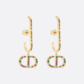 18K CD 30 Montaigne Crystals Earrings