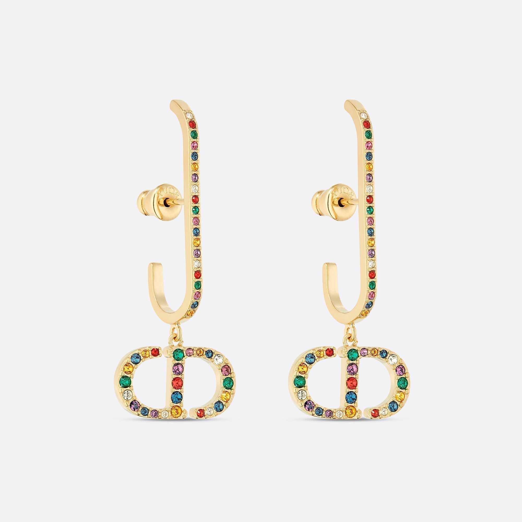 18K CD 30 Montaigne Crystals Earrings