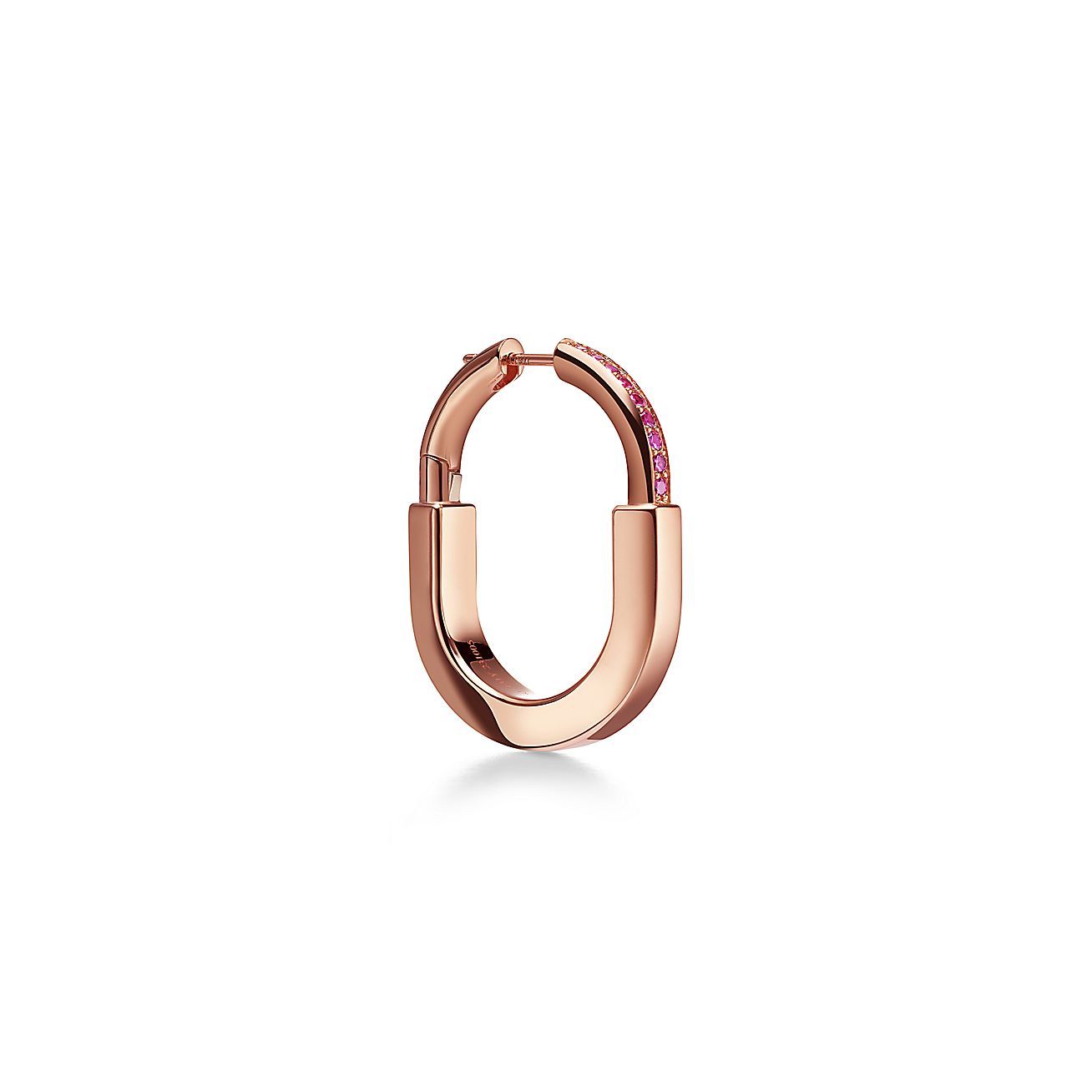 18K T Lock ROS¨¦ Edition Medium Earrings