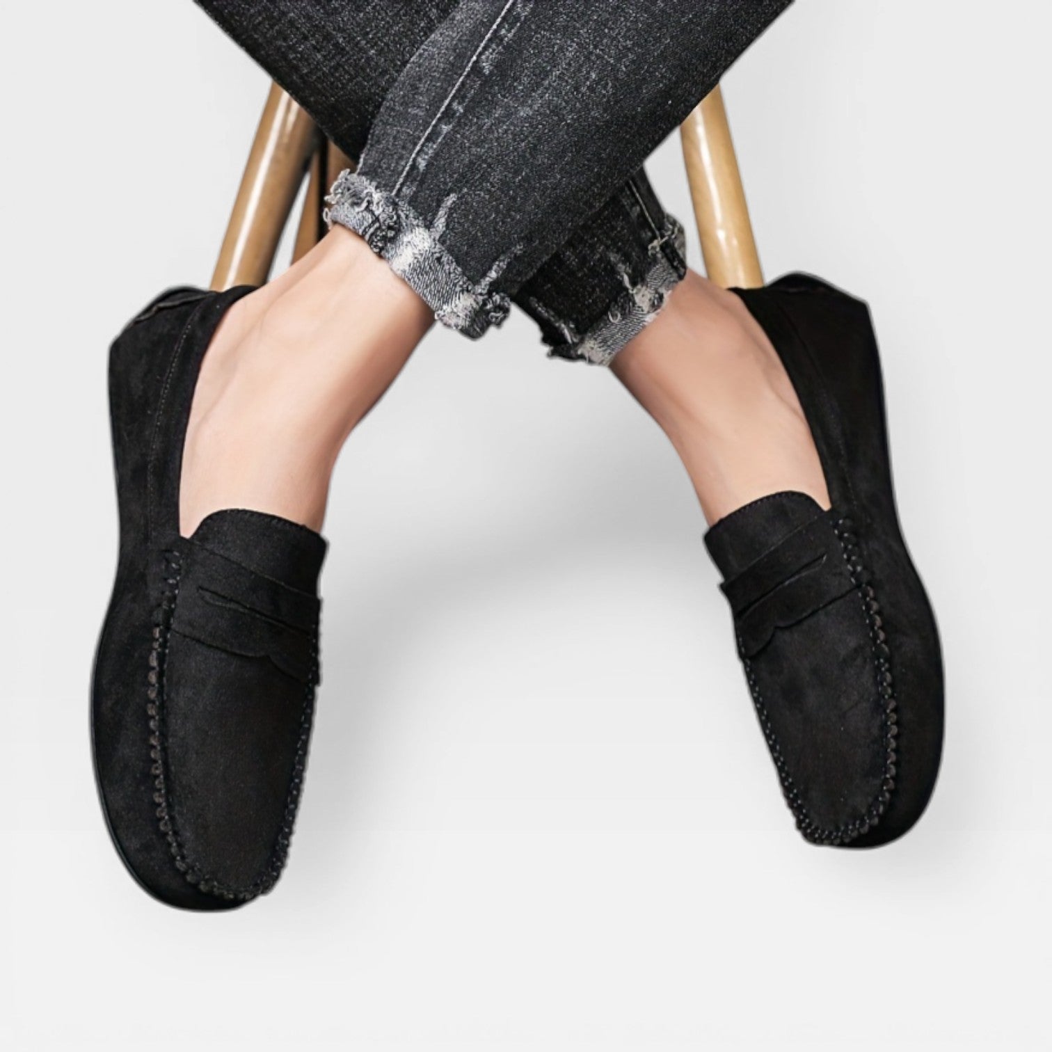 Men’s Casual Round Toe Loafers for Walking