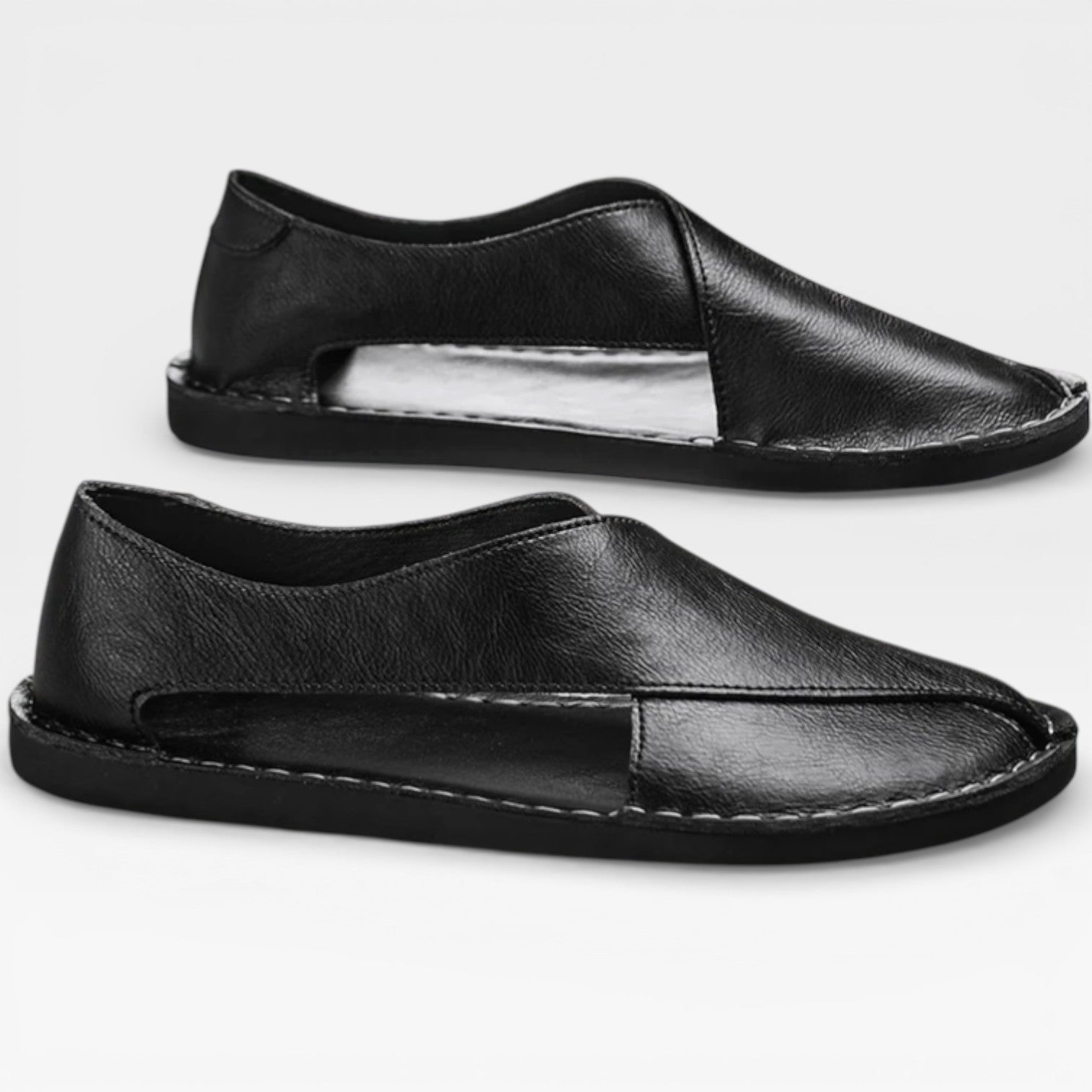 Men’s Classic Leather Sandals – Smart Casual Wear