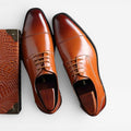 Men’s Classic Oxford Shoes – Leather Dress Shoes for Business & Wedding