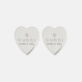 18K Double G Heart Earrings