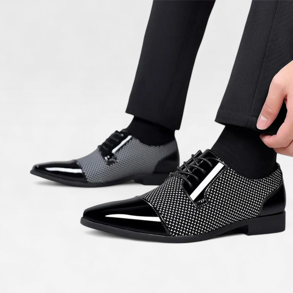Men’s Dress Shoes – Formal Oxford Lace-Up Wedding Shoes